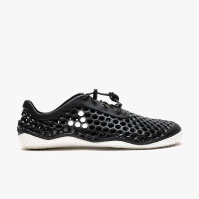 Vivobarefoot Women's Ultra III Bloom Vegan Shoes - Obsidian USA [DXU189465]